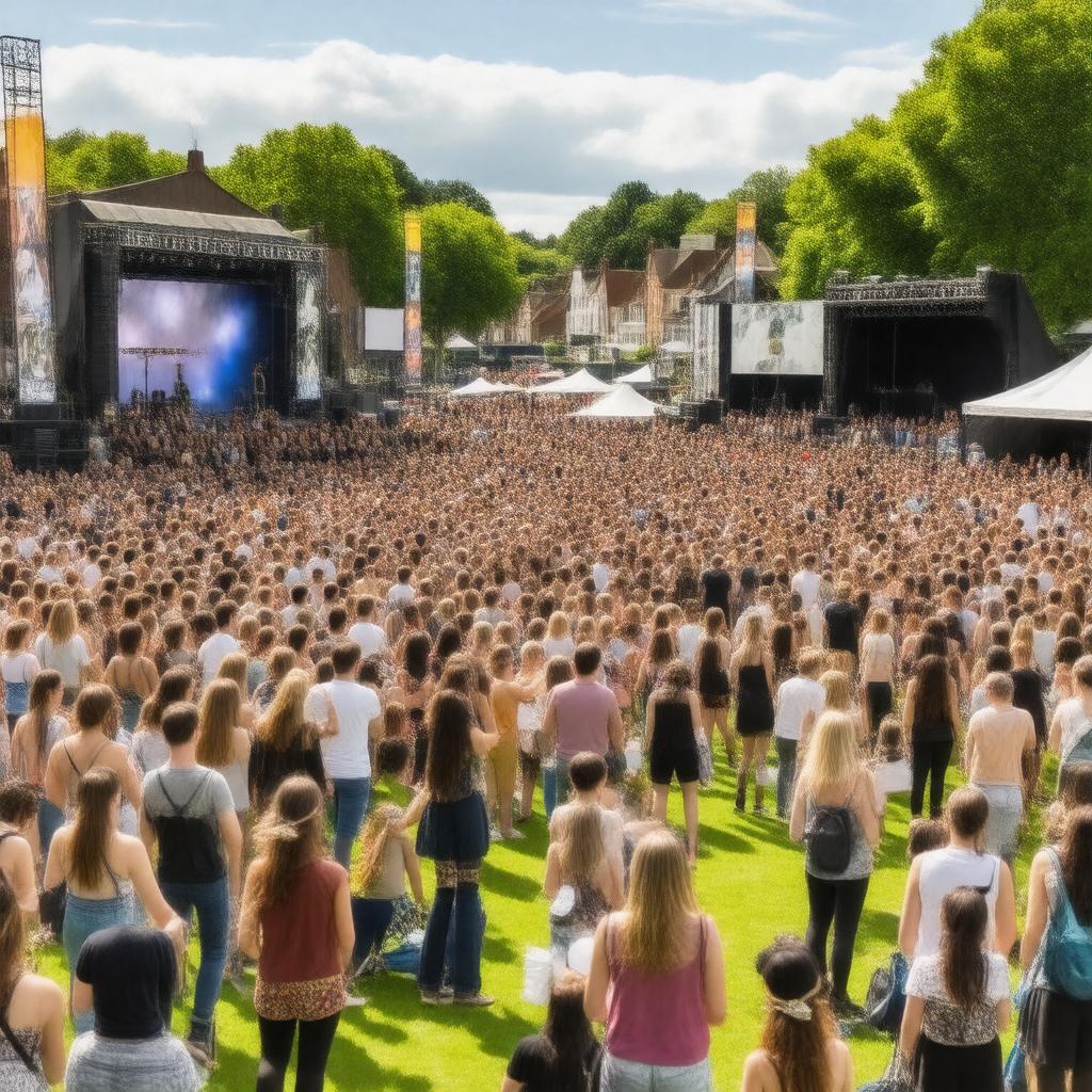 AI-created image of Guildford International Music Festival