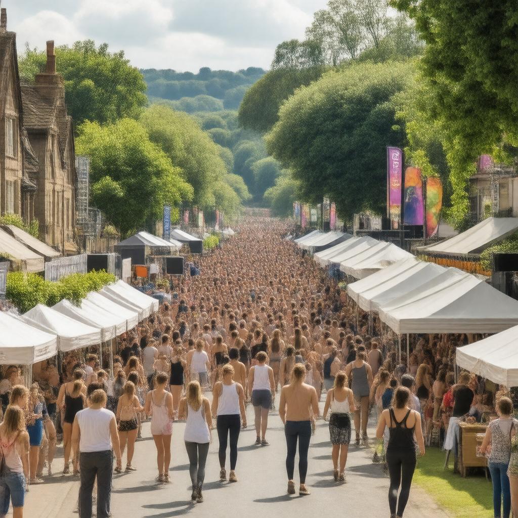 Click to view larger image AI-created image of Guildford Summer Festival