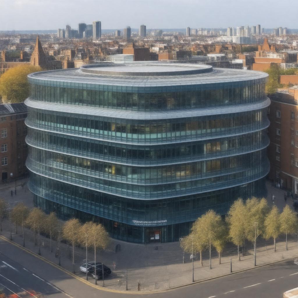 Click to view larger image AI-created image of Guildhall School of Business and Law