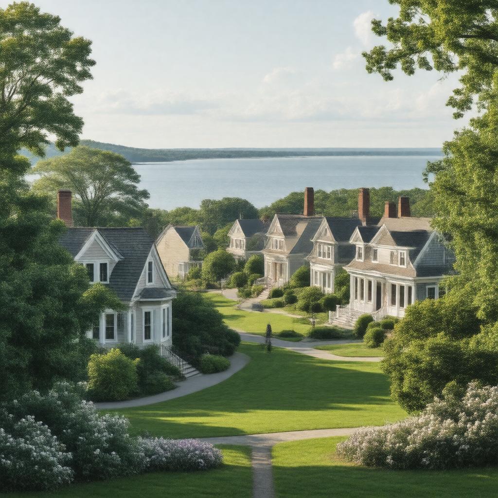 AI-created image of Guilford, Connecticut, United States