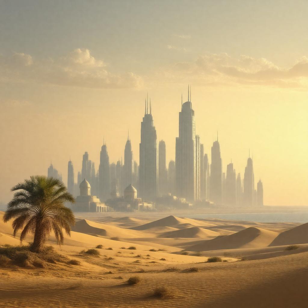 AI-created image of Gulf countries