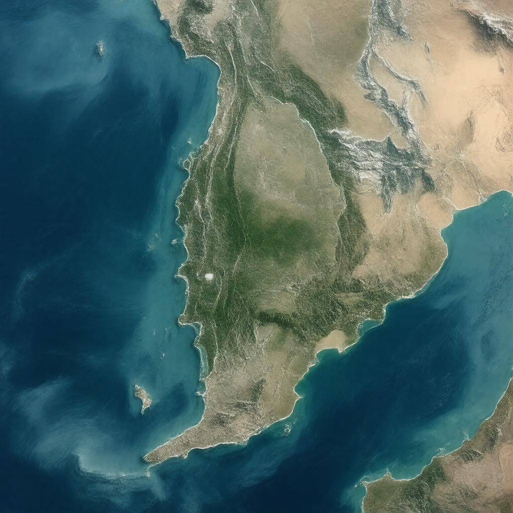 AI-created image of Gulf of Aden