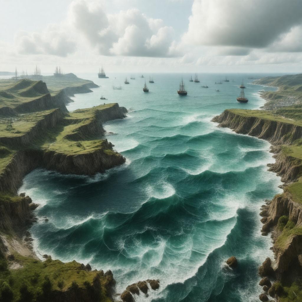 Click to view larger image AI-created image of Gulf of Biscay