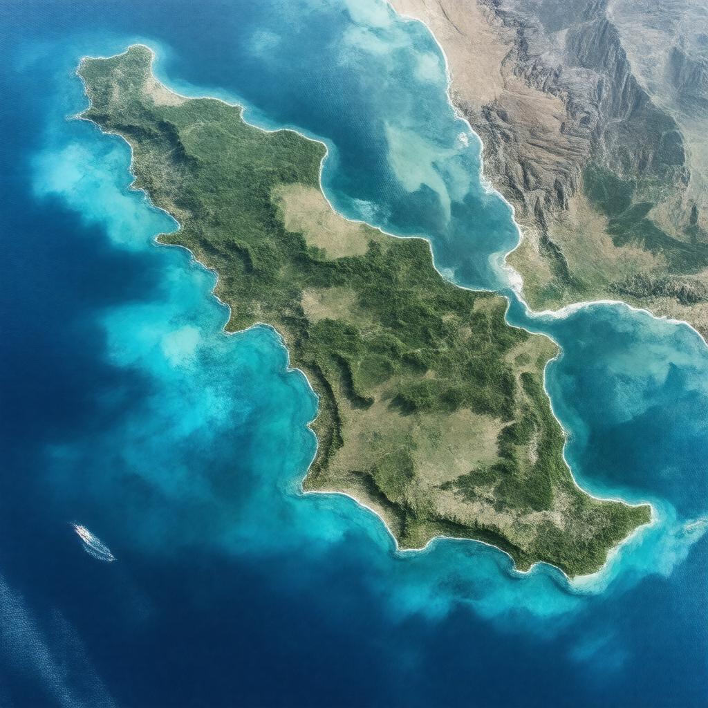 AI-created image of Gulf of California
