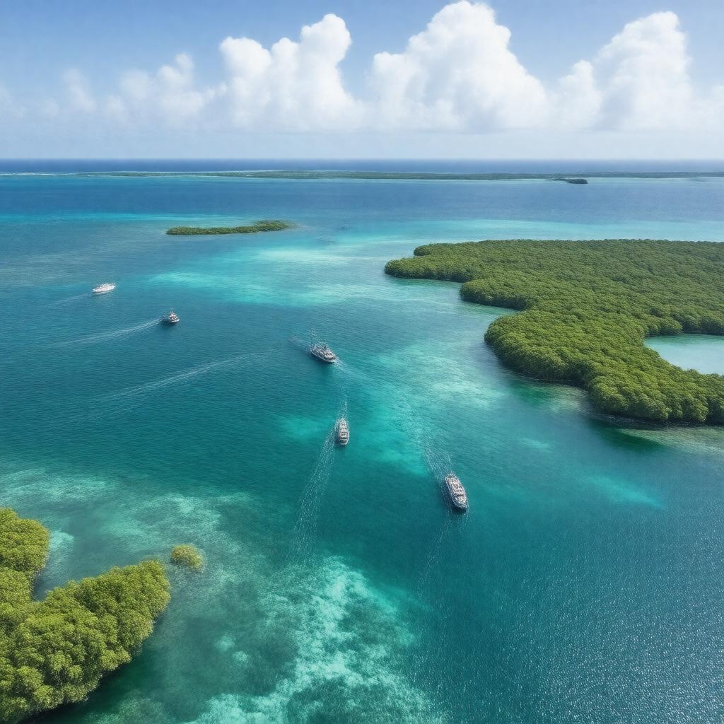 AI-created image of Gulf of Honduras