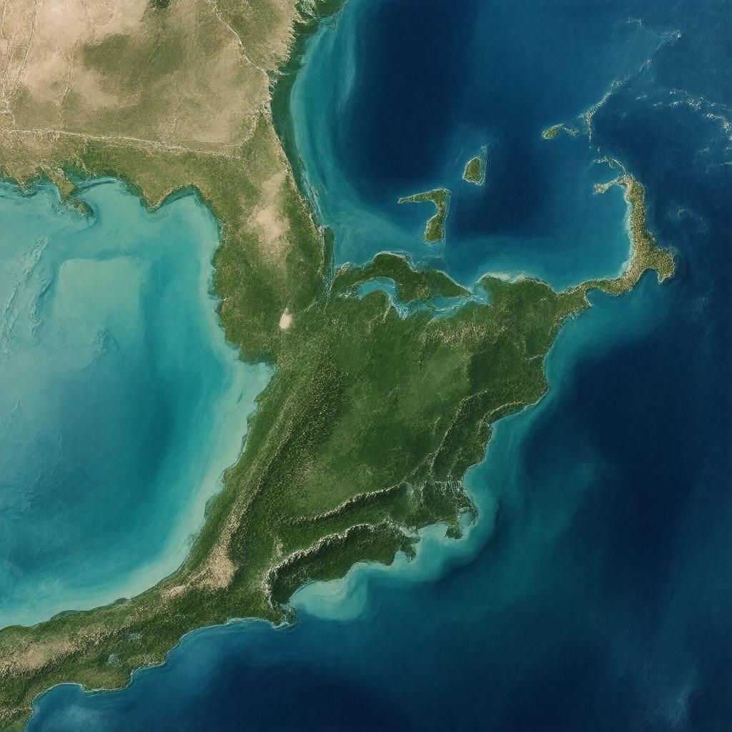 AI-created image of Gulf of Mexico