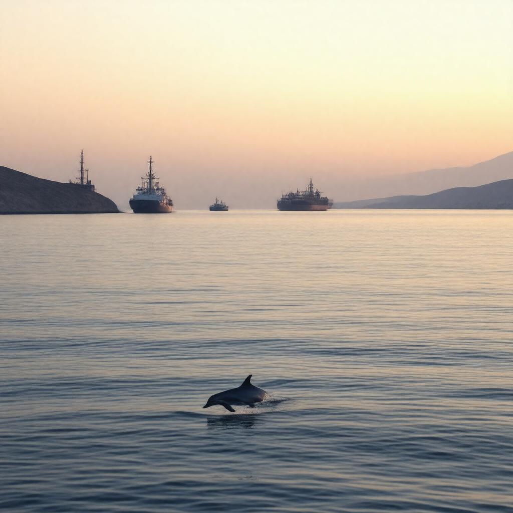 Click to view larger image AI-created image of Gulf of Oman