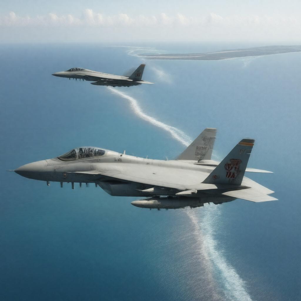 AI-created image of Gulf of Sidra incidents