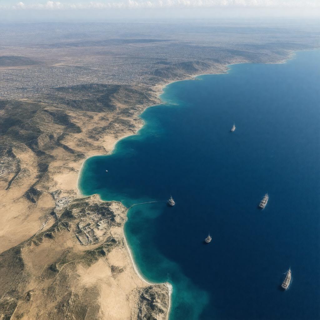 AI-created image of Gulf of Sirte