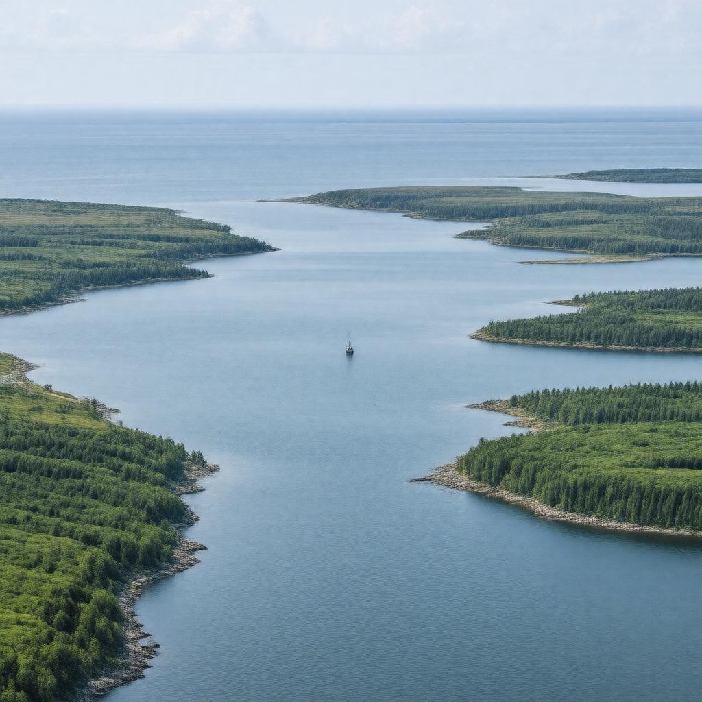 AI-created image of Gulf of St. Lawrence