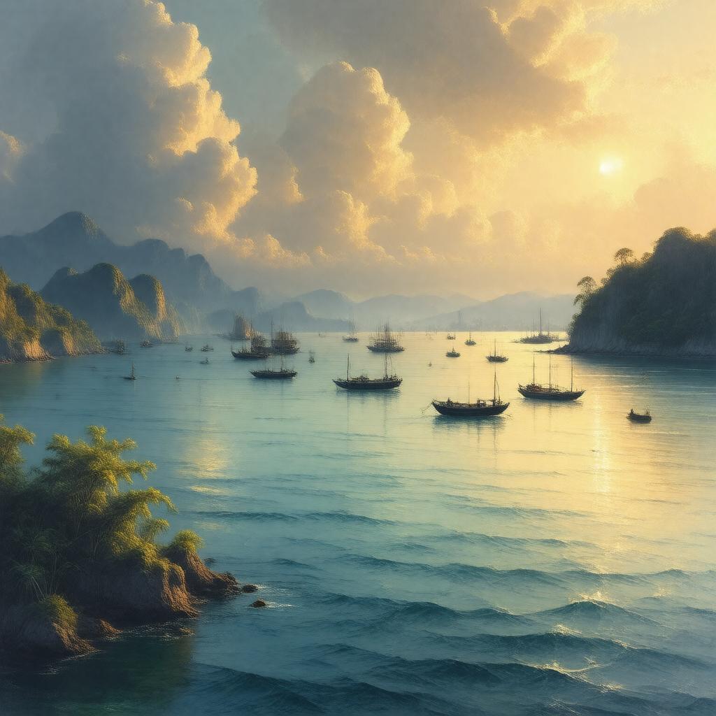 AI-created image of Gulf of Thailand