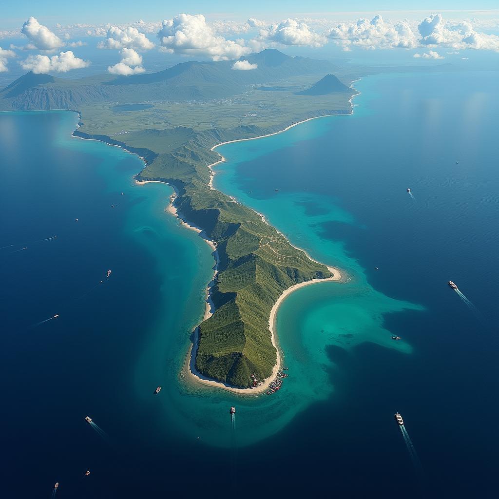 AI-created image of Gulf of Venezuela