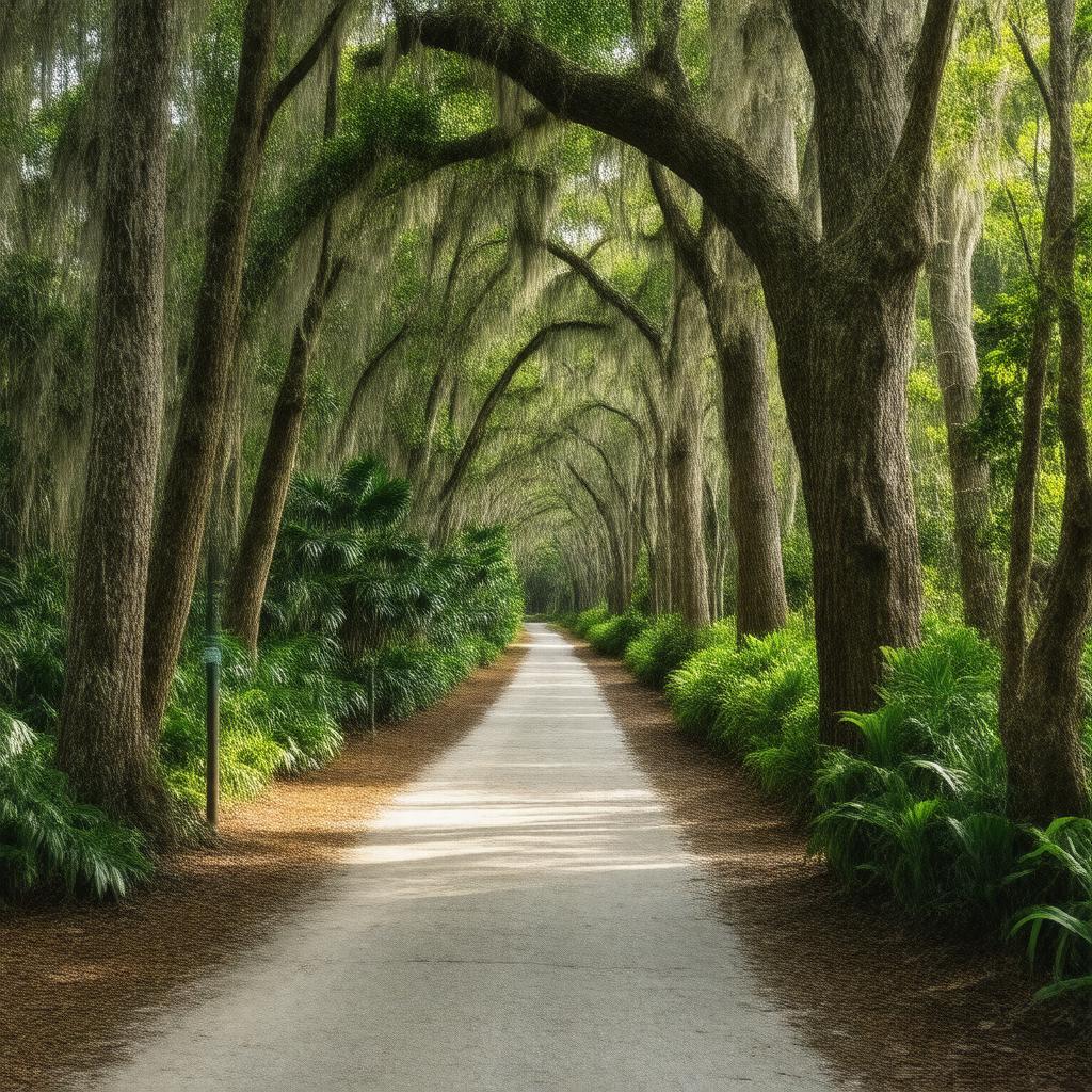 Click to view larger image AI-created image of Gumbo Limbo Trail