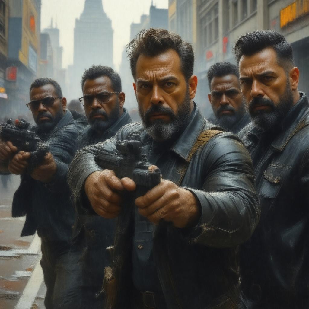 AI-created image of Gunmen