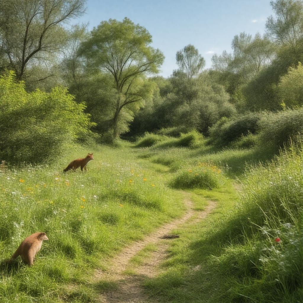 Click to view larger image AI-created image of Gunnersbury Triangle