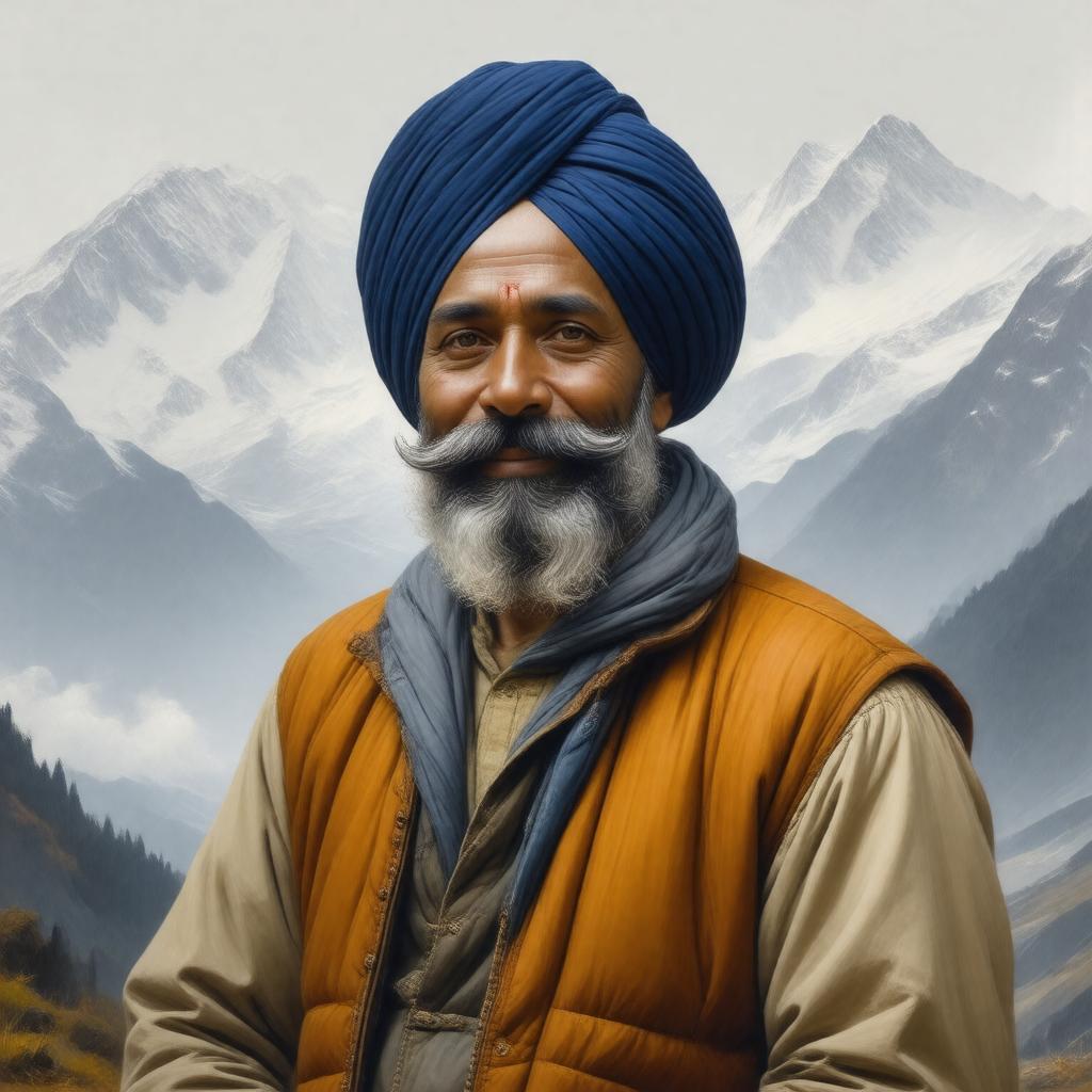 Click to view larger image AI-created image of Gurdial Singh
