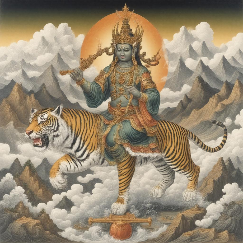 AI-created image of Guru Dorje Drolod