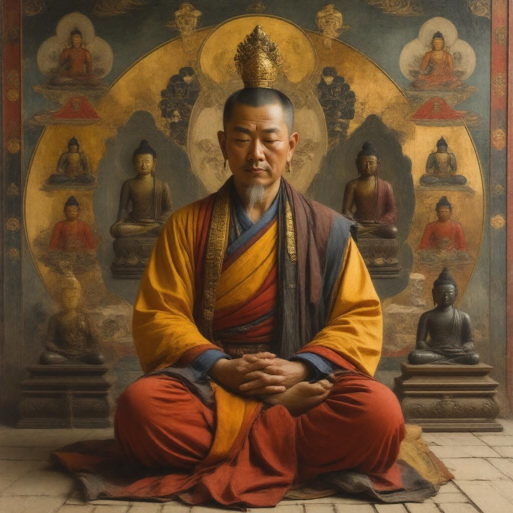 AI-created image of Guru Orgyen Dorje Chang