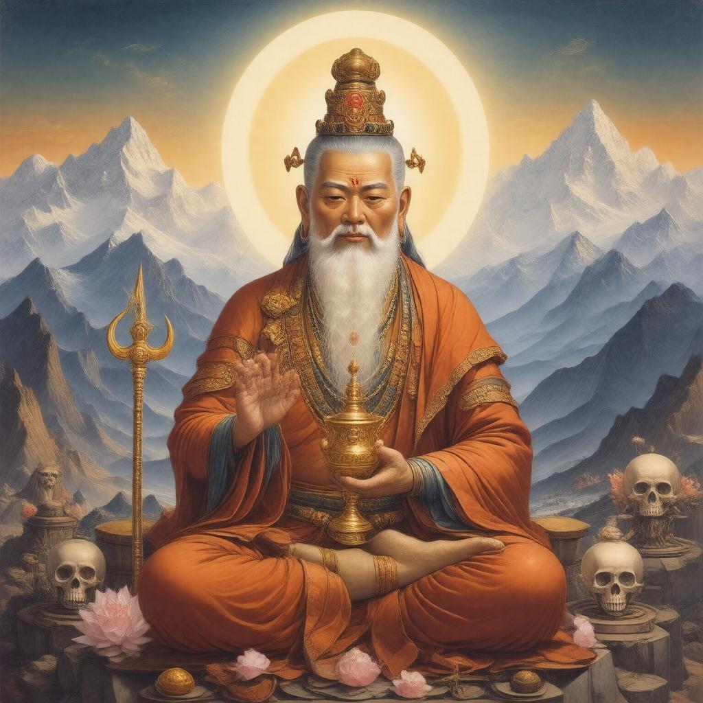 AI-created image of Guru Rinpoche