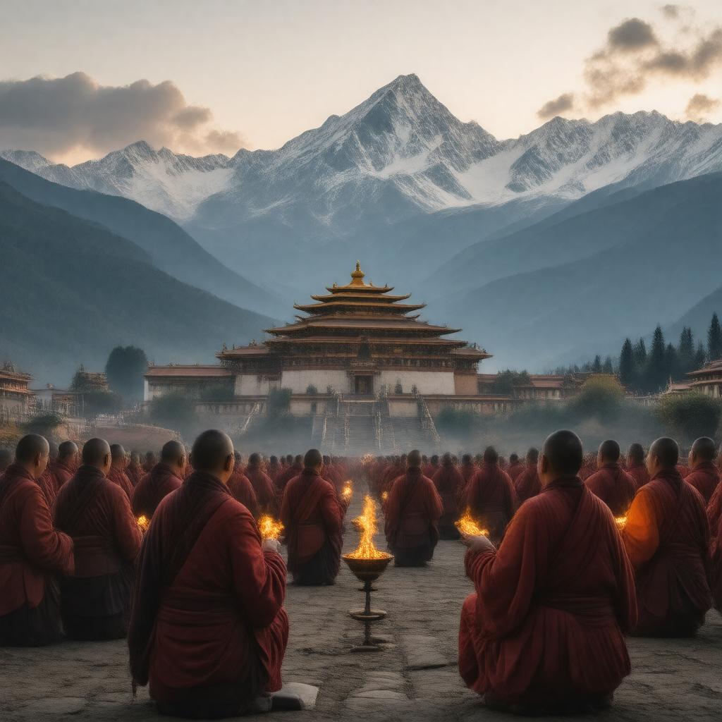 AI-created image of Guru Rinpoche Day