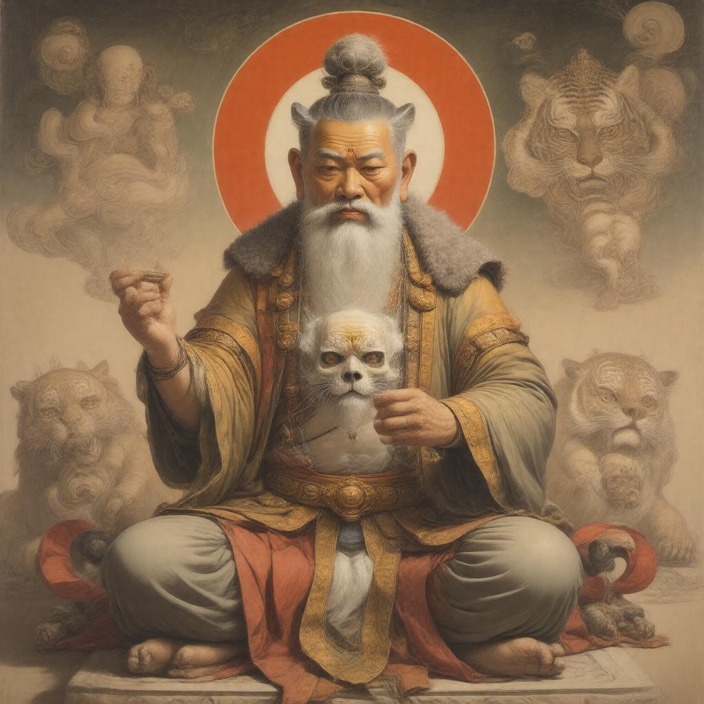 AI-created image of Guru Senge Dradog