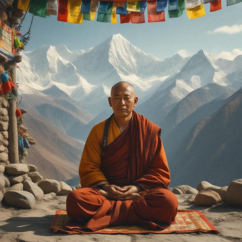 AI-created image of Guru Shakya Senge