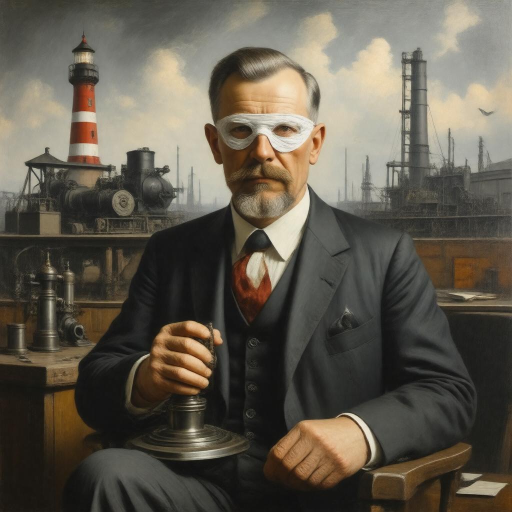 AI-created image of Gustaf Dalén