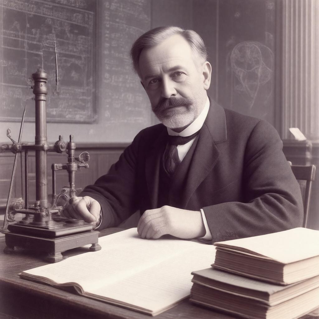 AI-created image of Gustav Herglotz