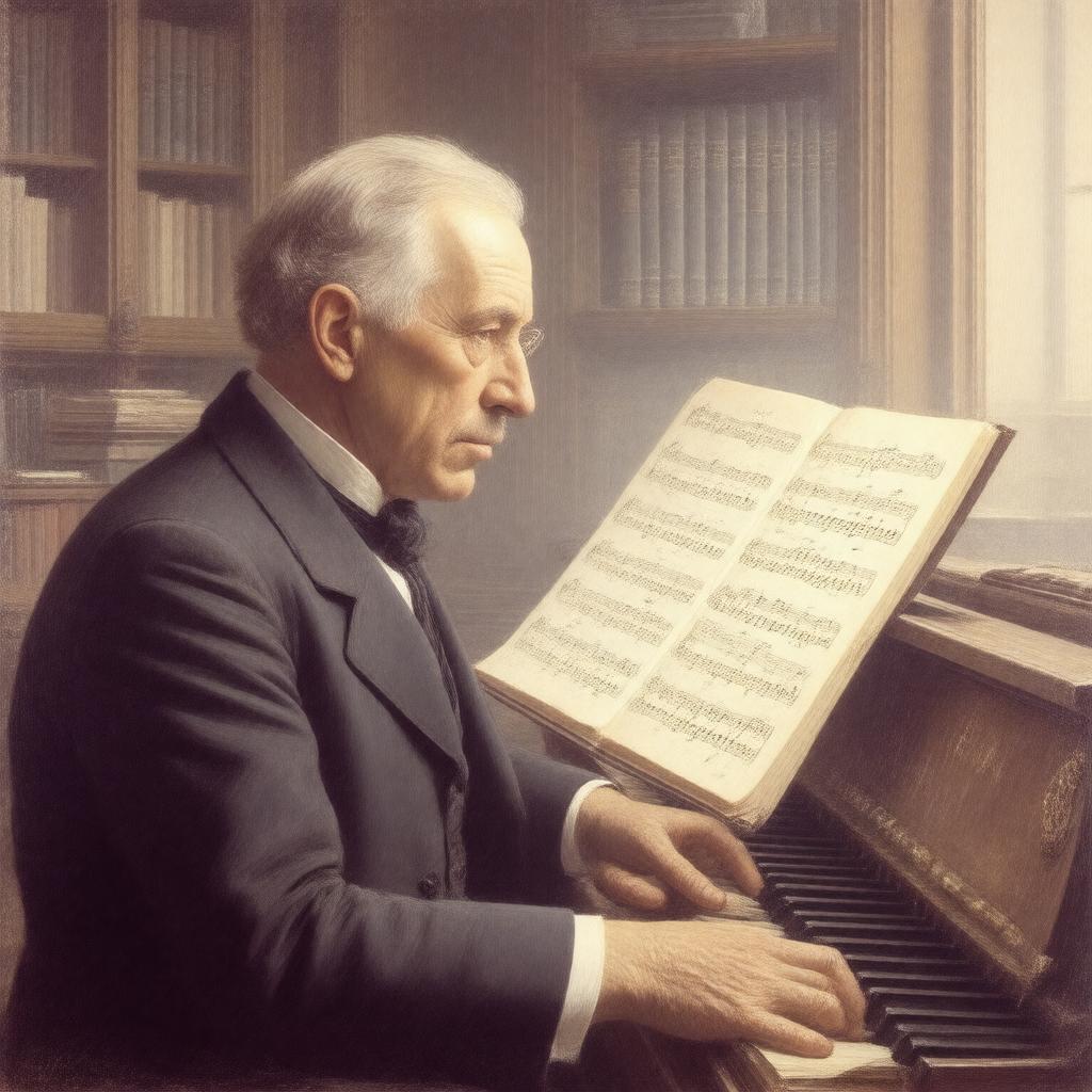 AI-created image of Gustav Holst