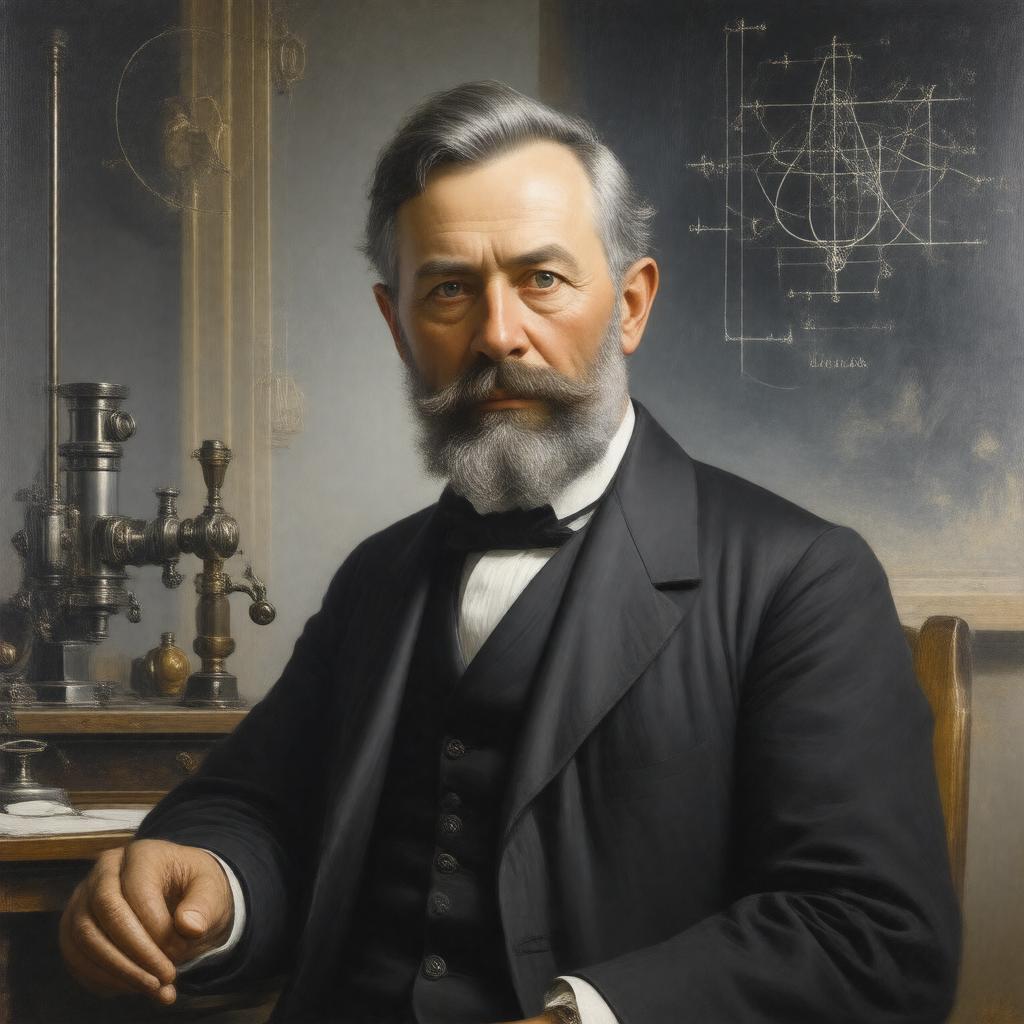 AI-created image of Gustav Kirchhoff