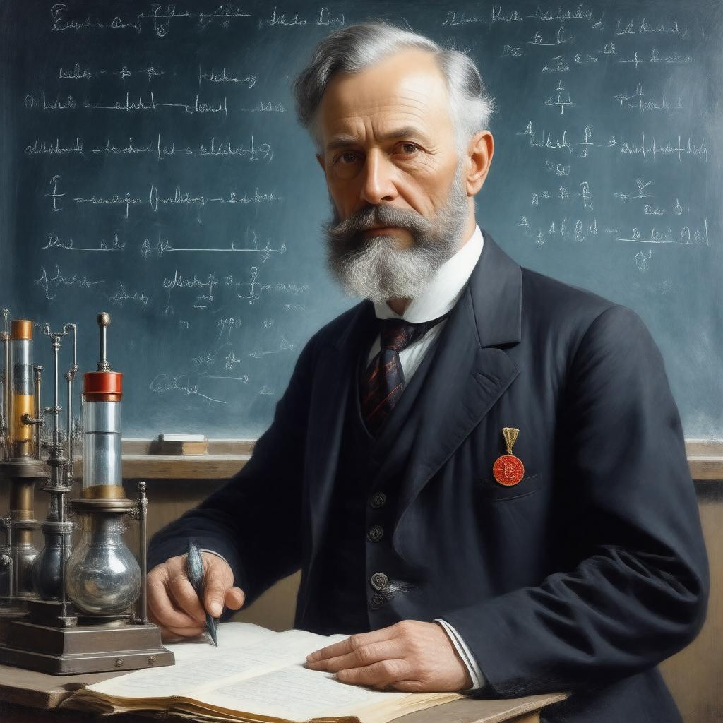 AI-created image of Gustav Ludwig Hertz