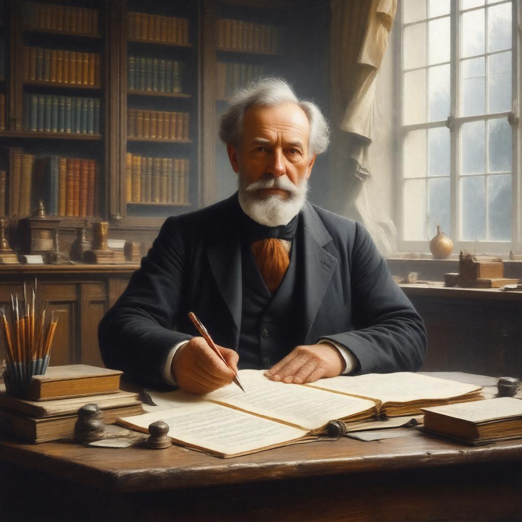 AI-created image of Gustav von Escherich