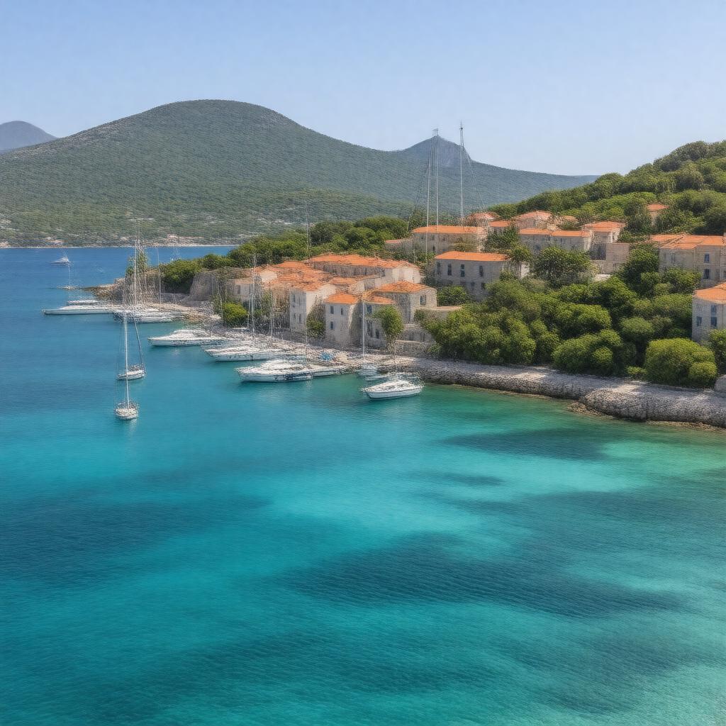 AI-created image of Gustavia Harbor