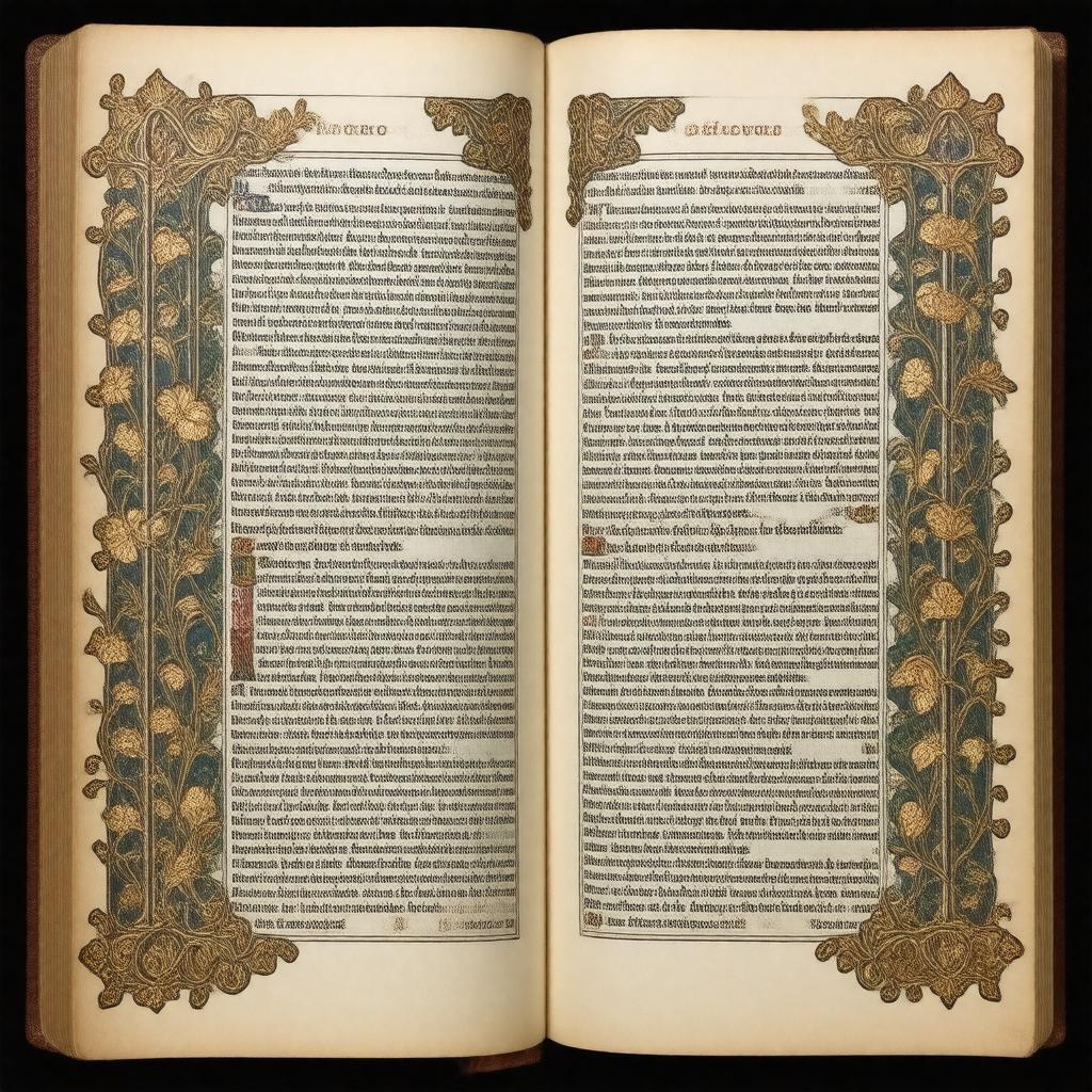 AI-created image of Gutenberg Bible