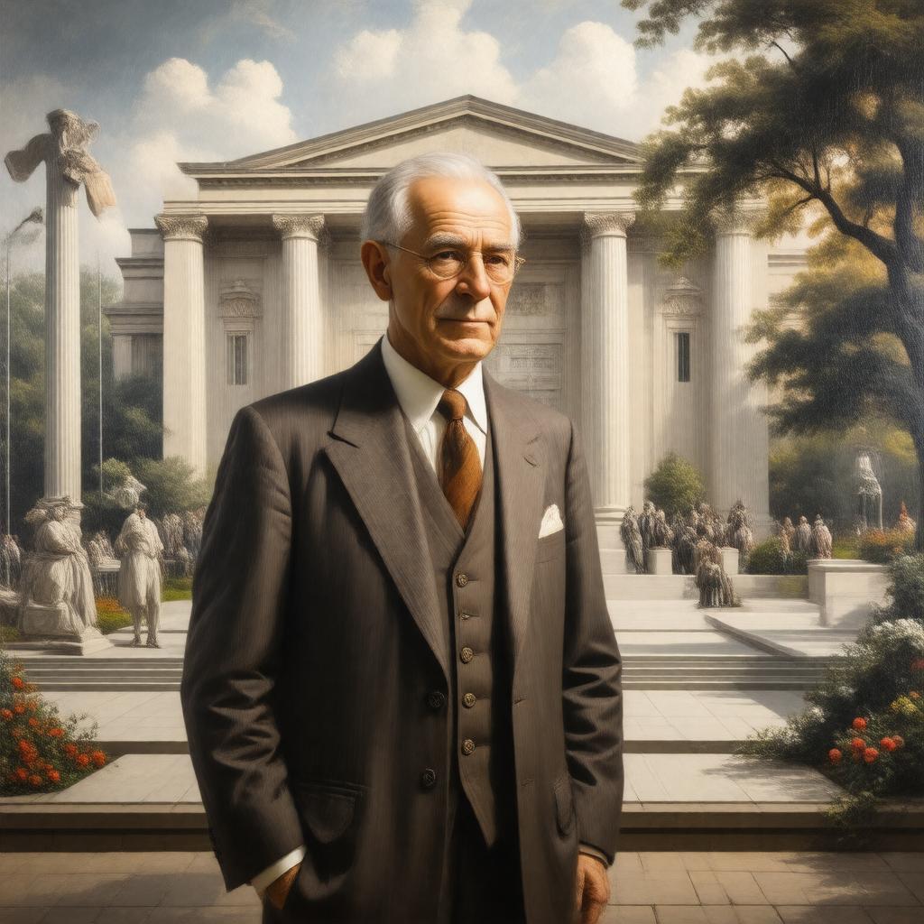 AI-created image of Guy Lowell