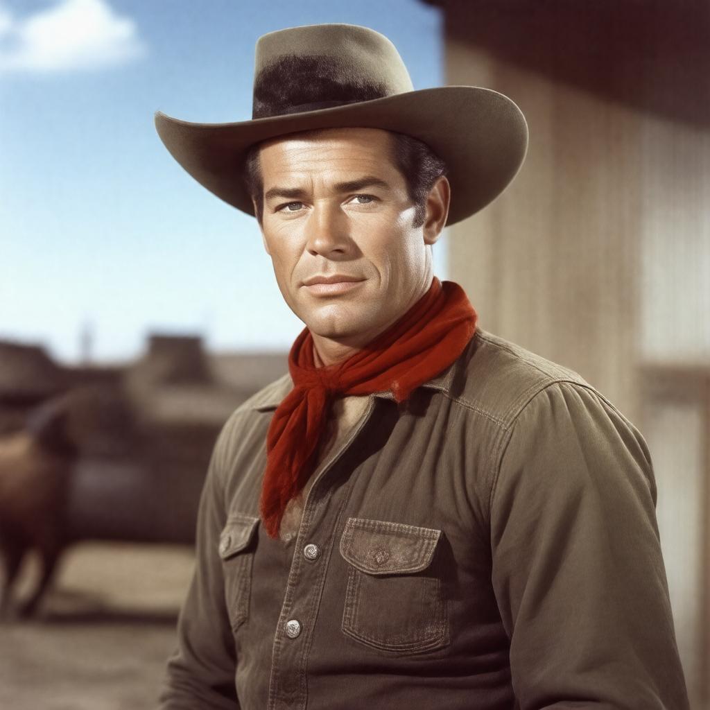 AI-created image of Guy Madison