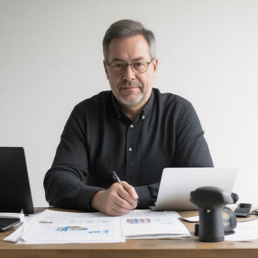 AI-created image of Guy Nason