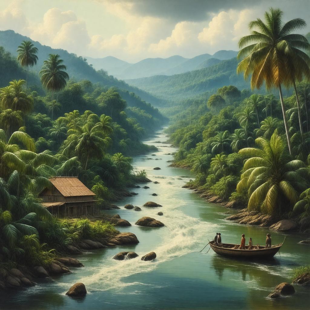 AI-created image of Guyana