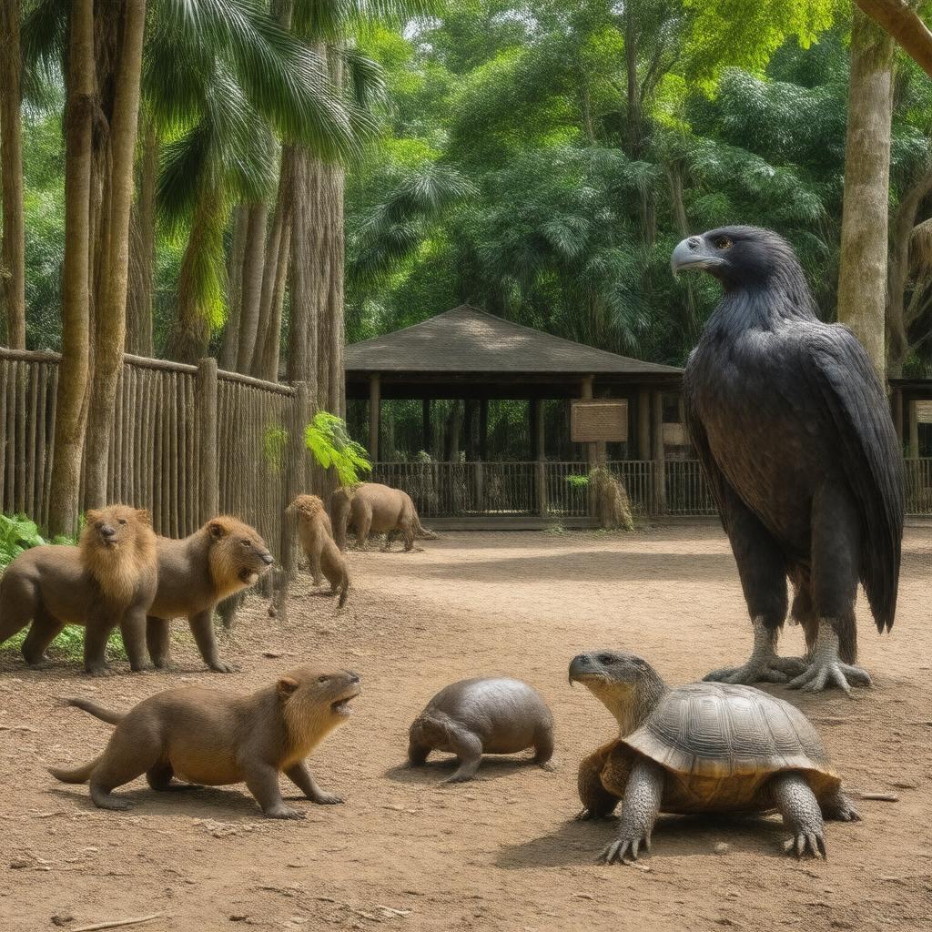 AI-created image of Guyana Zoo