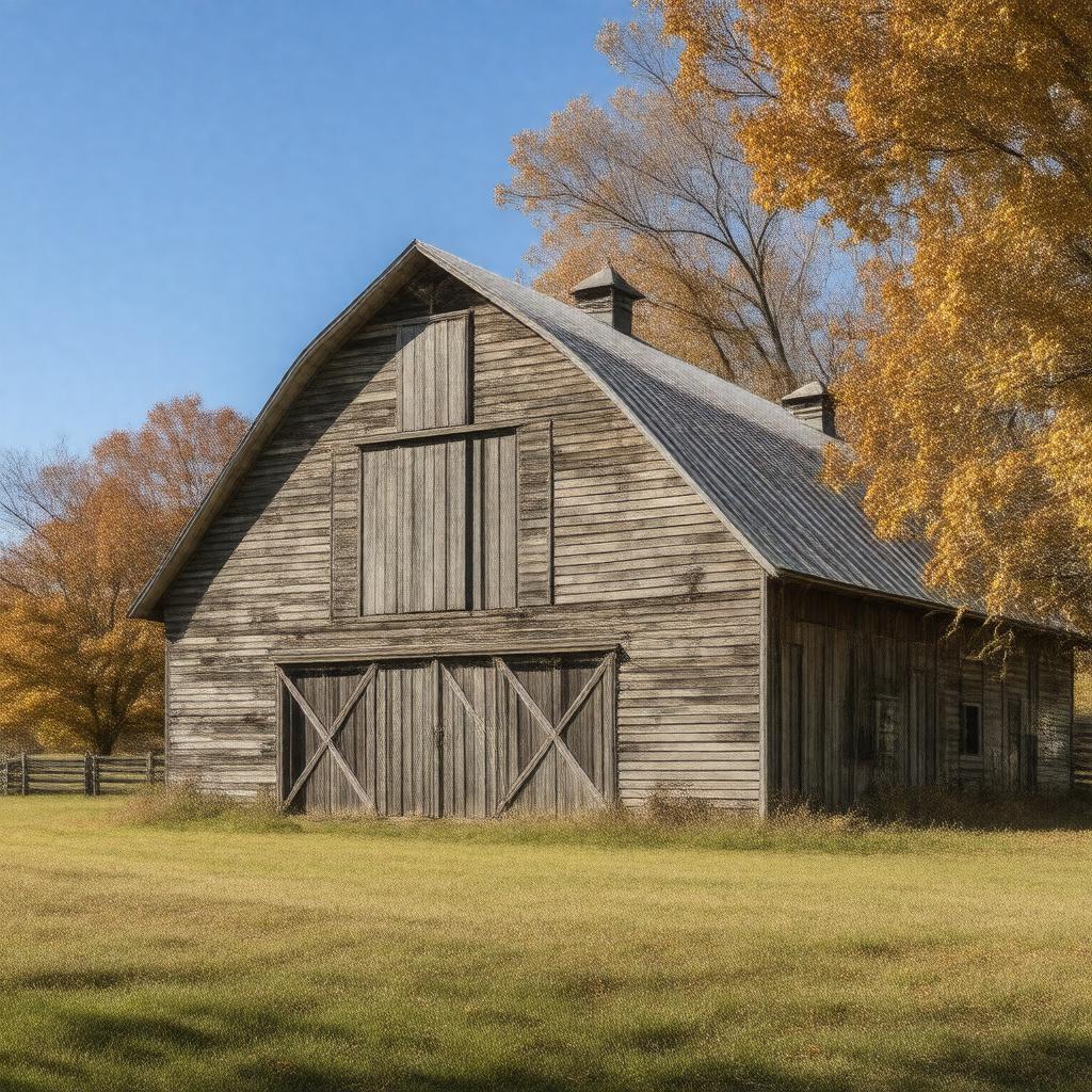 AI-created image of Guyer Barn