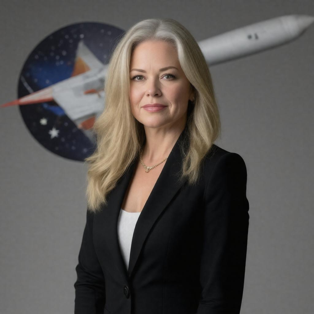 AI-created image of Gwynne Shotwell