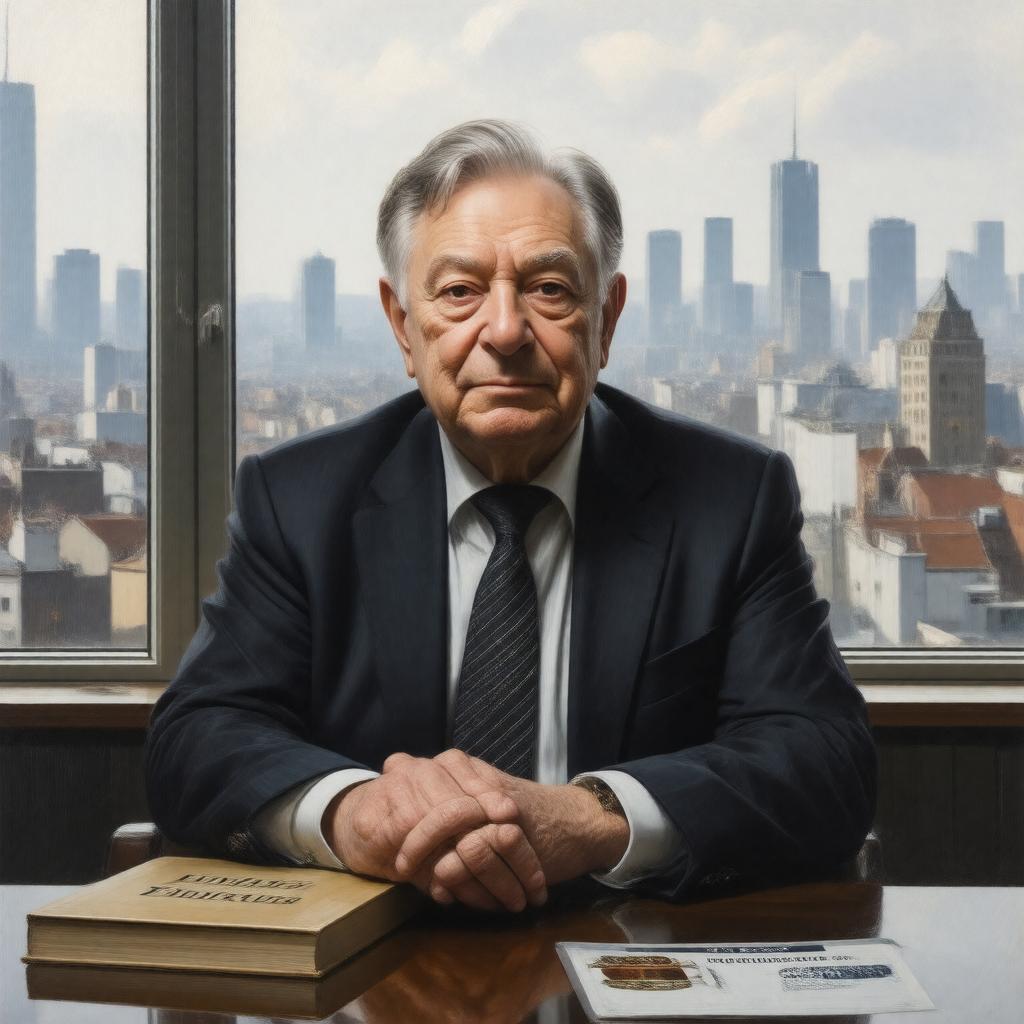 AI-created image of György Schwartz