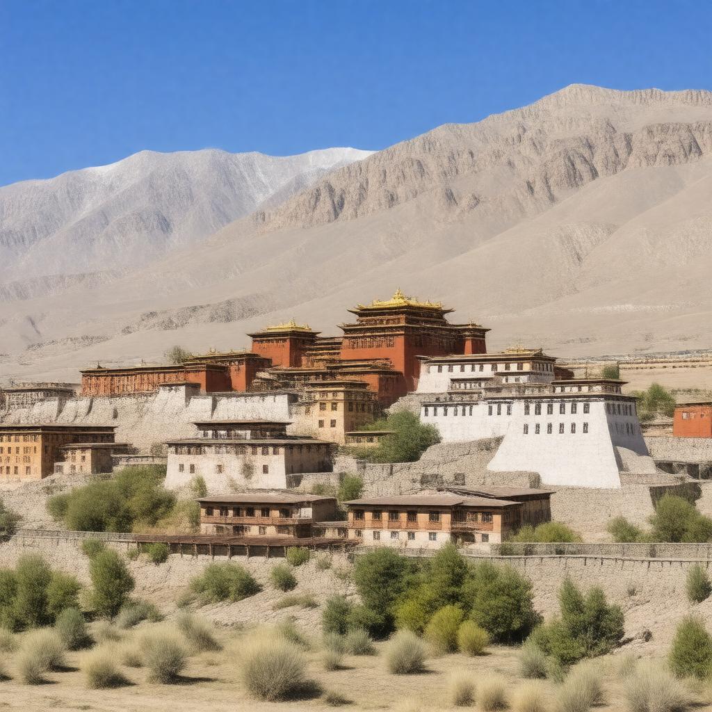 AI-created image of Gyantse