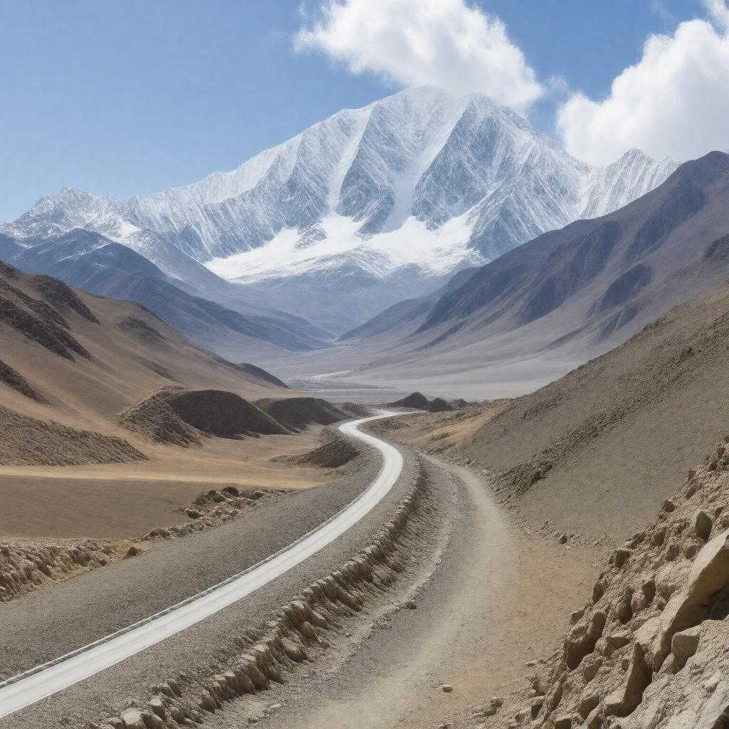 AI-created image of Gyatso La