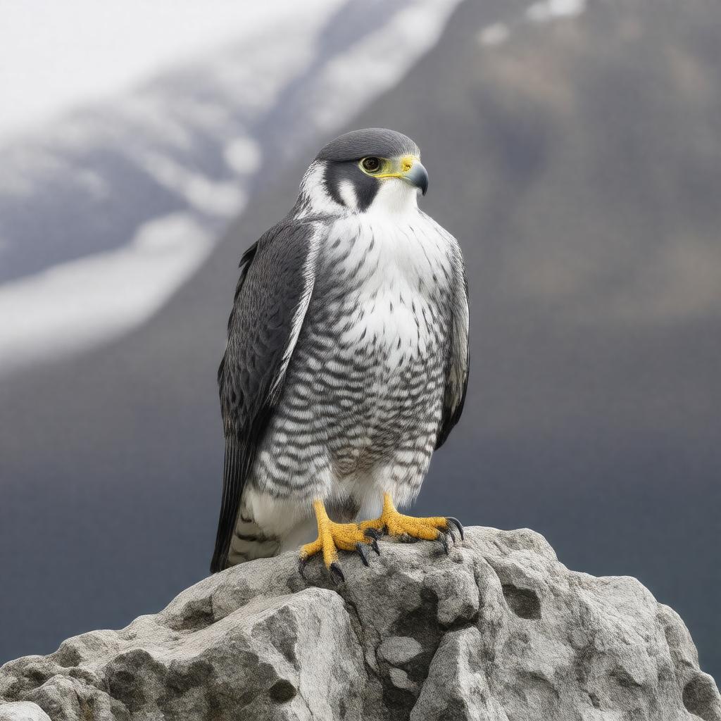 AI-created image of Gyrfalcon