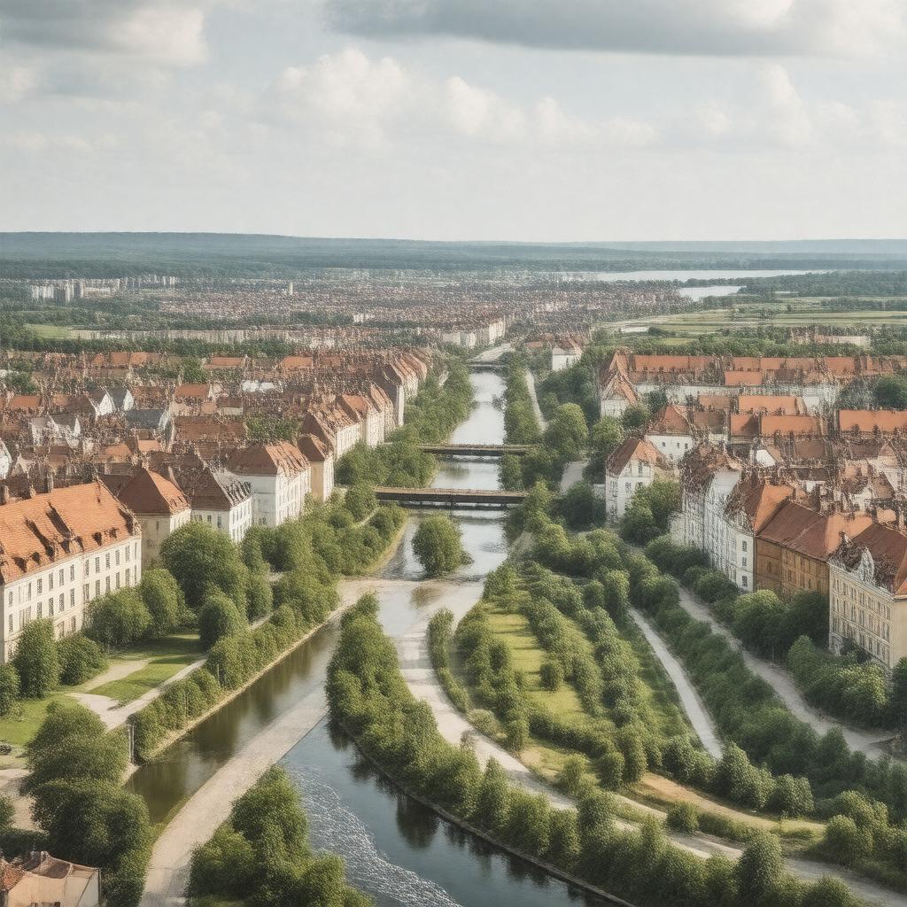 AI-created image of Härjapea River (historical)