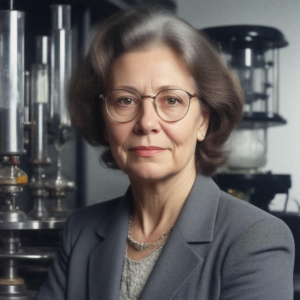 AI-created image of Hélène Langevin-Joliot