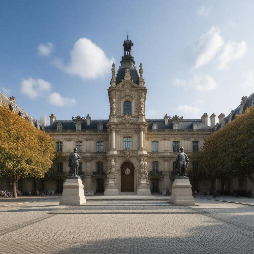 AI-created image of Hôtel de Ville