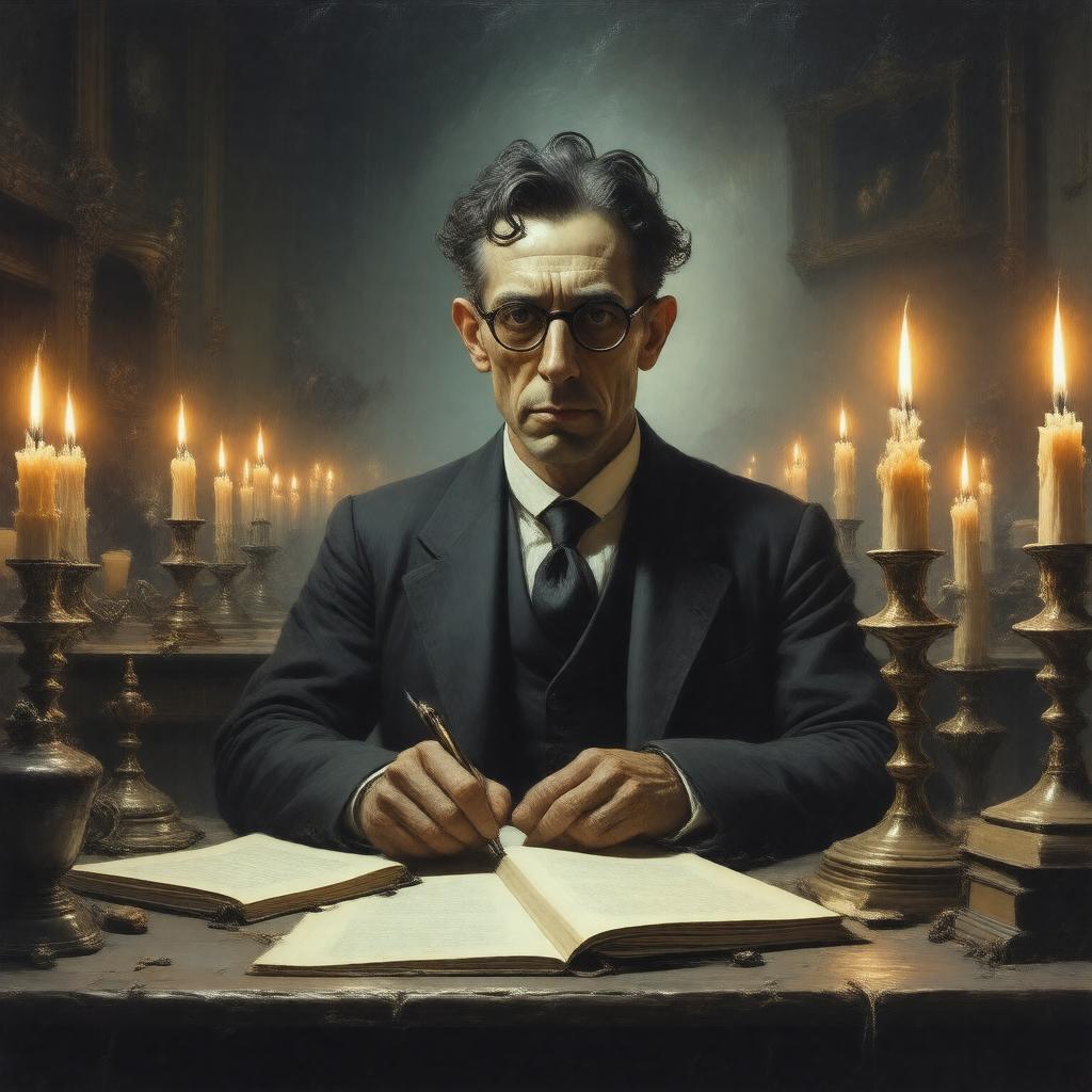 AI-created image of H.P. Lovecraft