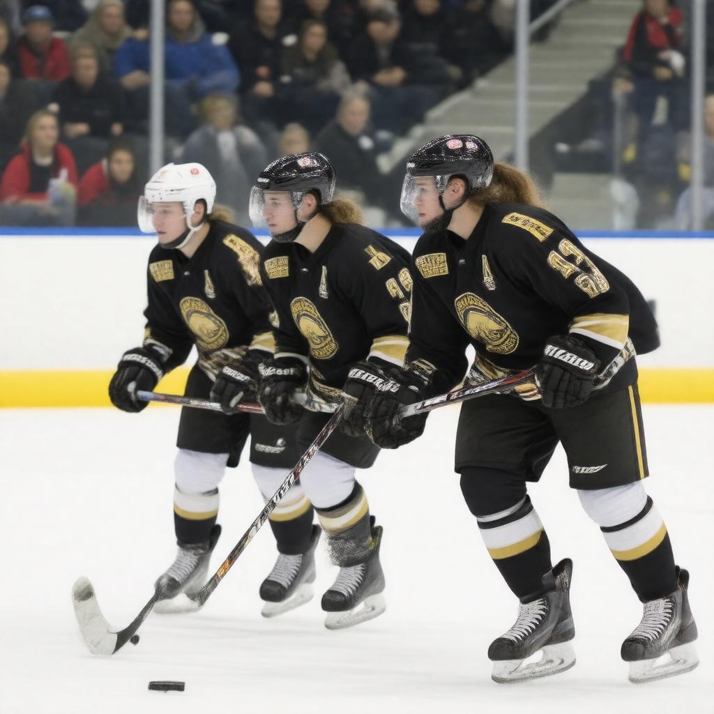 AI-created image of HC Lugano Ladies Team